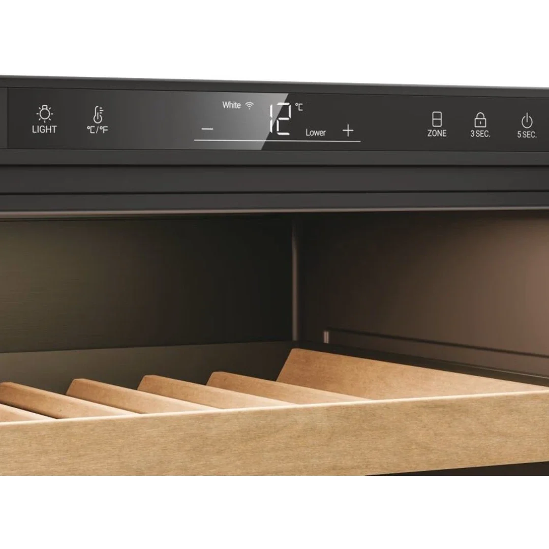 Haier HUC44GDEH1 Onderbouw Wijnkoelkast | 2 Zones, foto 13
