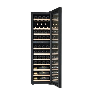 Cavecool Raw Quartz CC113DB met open deur en flessen