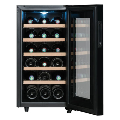Climadiff CUVEE18 met open deur en 18 flessen