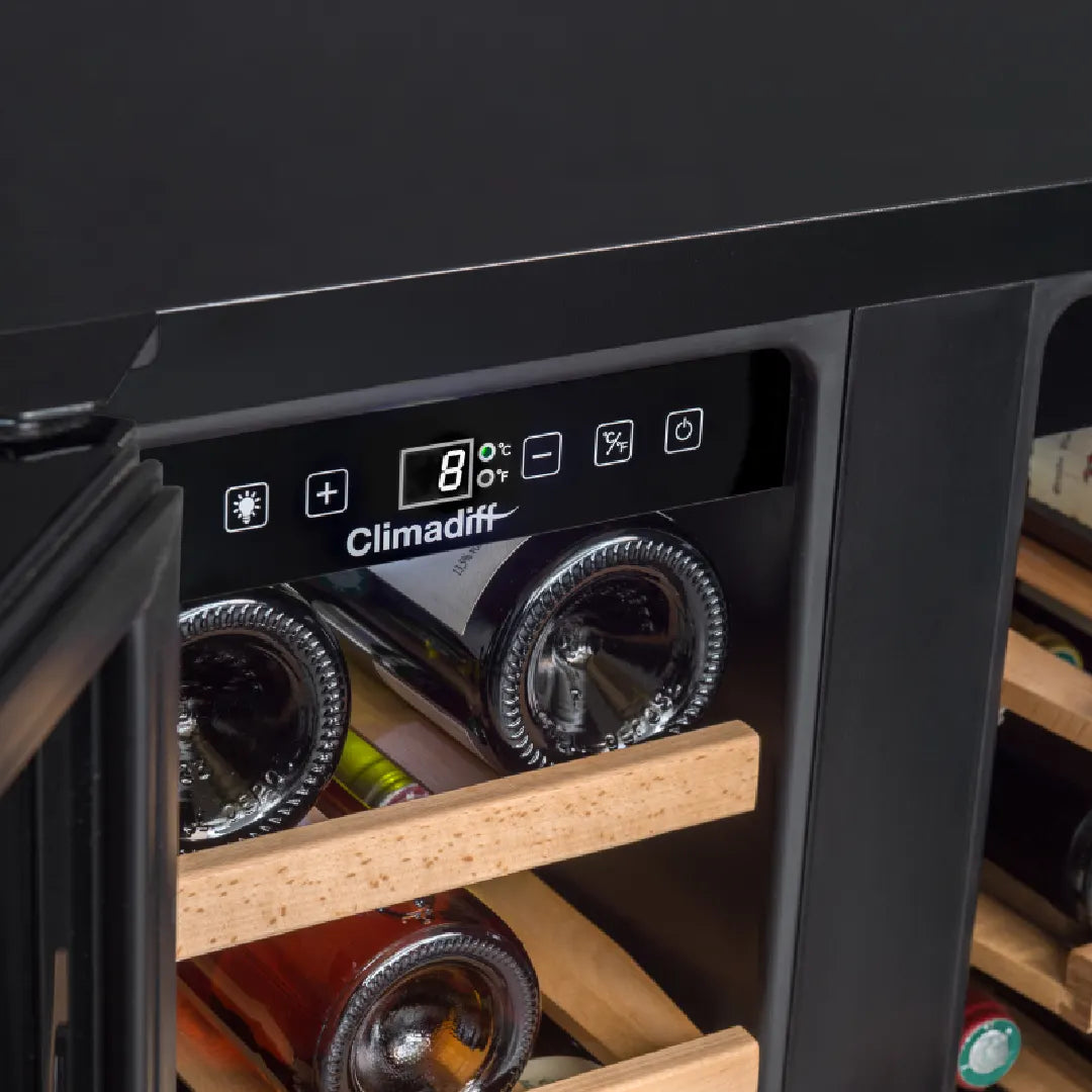Climadiff Wijnkoelkast | CBU40D1B | 2 Zones - Wijn-Koelkast