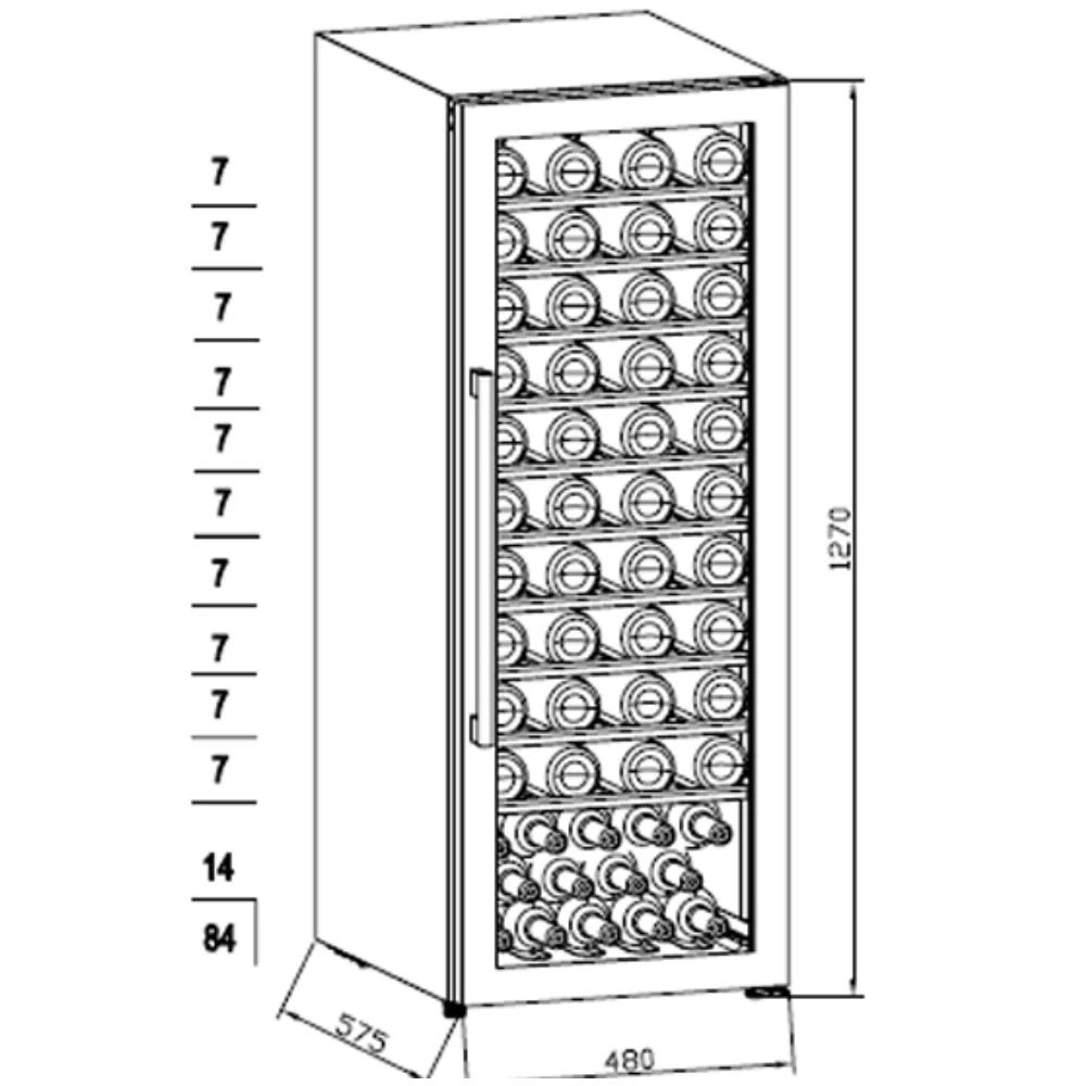 Cavecool | Raw Zircon 84 | 1 Zone Cavecool