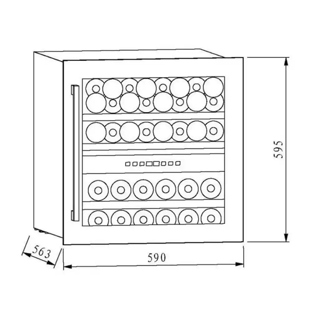 Cavecool | Morion Dravite 36 | 2 Zones Cavecool