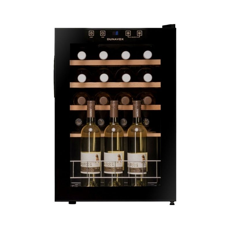 Dunavox Vrijstaande Wijnkoelkast | DXFH-20.62 | 20 Flessen | 1 Zone - Wijn-Koelkast