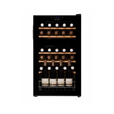 Dunavox Vrijstaande Wijnkoelkast | DXFH-30.80 | 30 Flessen | 2 Zones - Wijn-Koelkast