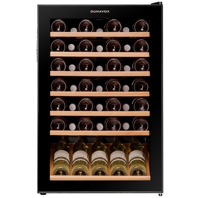 Dunavox Wijnkoelkast | DXFH-48.130 | 48 Flessen | 1 Zone - Wijn-Koelkast
