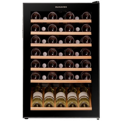 Dunavox Wijnkoelkast | DXFH-48.130 | 48 Flessen | 1 Zone - Wijn-Koelkast