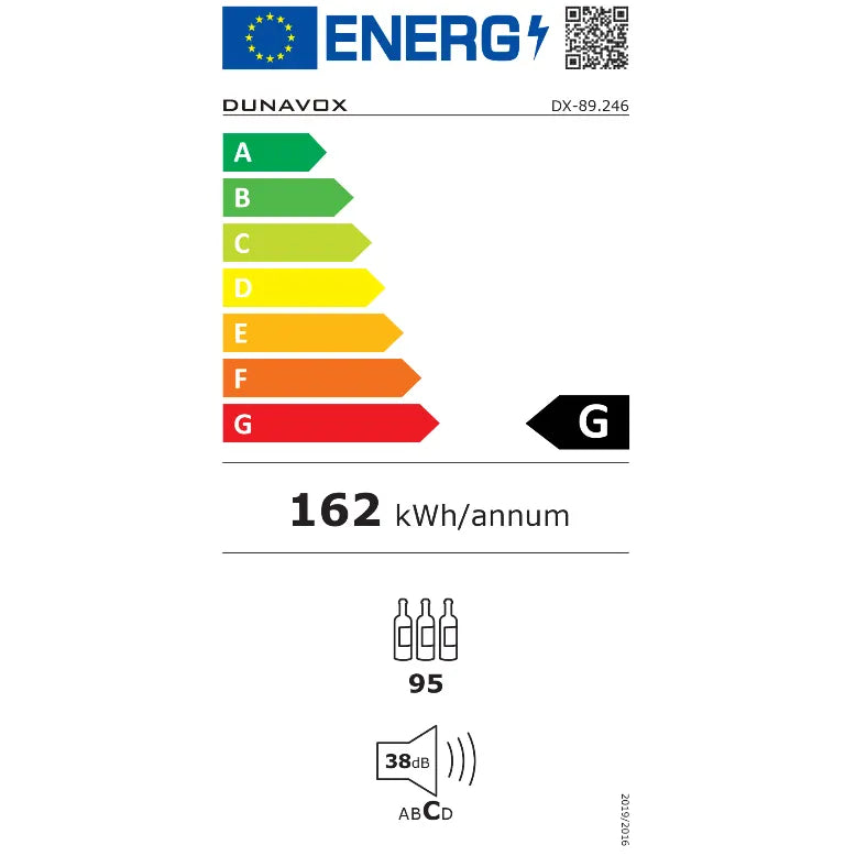 Dunavox DX-89.246TSS Inbouw Wijnkoelkast | 3 Zones, foto 5